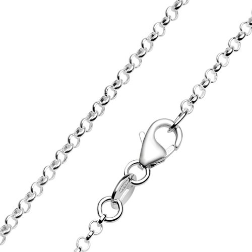 Vinani Halskette aus 925 Sterling Silber für Damen – feine italienische Erbskette 1,3 mm, hochwertiger Silberschmuck, nickelfrei, elegant für Alltag und Anlass, Design aus Deutschland, TKK