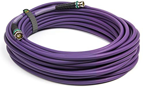 Emelec VíasCom EQ234/400 – 40 m Video Connection 4K-UHD 12G-SDI (0.76/3.40/6.00) with BNC 4K-UHD – Multi-Row Conductor – Violet – Flexible PVC