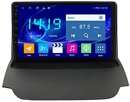 BANNESE GPS Navigation System for ECOSPORT 2013-2017 Radio Navigation Player Android 9 IPS Touchscreen Car Stereo DVD Player Support 3G/4G Wifi,Free Map Update