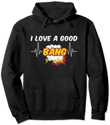 Herzschlag Pyrotechniker Feuerwerk Pyrotechnik Neujahr Pyro Pullover Hoodie