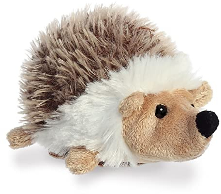 Aurora® Adorable Shoulderkins™ Hazel Hedgie™ Stuffed Animal - Fun Buddy that Can Go Everywhere with You - Perfect for Kids 3+ Years and Costumes - Brown 5 Inches