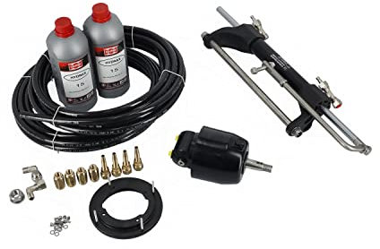 wellenshop Hydraulische Bootsenkung für Außenborder, wählbar zwischen 115 & 175 PS, Komplett-Set Größe bis 115 PS