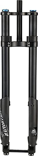 splumzer 26/27.5/29 pouces fourche de suspension vélo VTT Air Double épaule Downhill Rappel Amortisseur VTT QR/AM