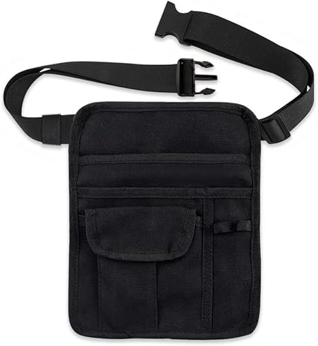 Boczif Kellnerin Schürze Server Schürzen Server Pouch Restaurant Taille | Geld Schürze Tasche mit Taschen Tablet Halter und verstellbare Gürtelschnalle für Frauen Männer