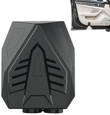 Xvilmaun Luci con logo per porte auto, proiettore logo, lampada per proiettore dinamica per auto – Lampada senza fili a LED