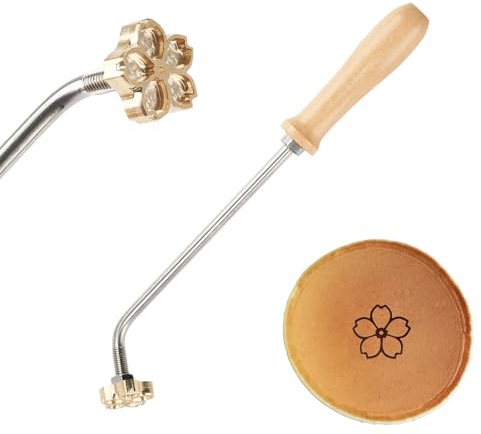 BSDLZCH Molde de acero con logotipo para tartas, diseño de dibujos animados, hierro quemado, calentamiento, horno, pan, sello de bricolaje, molde con logotipo, herramienta de estampado en caliente