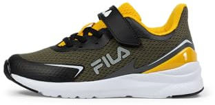 Fila Zapatillas de Correr Unisex para niños Crusher V, Azafrán de Noche de Oliva, 31 EU