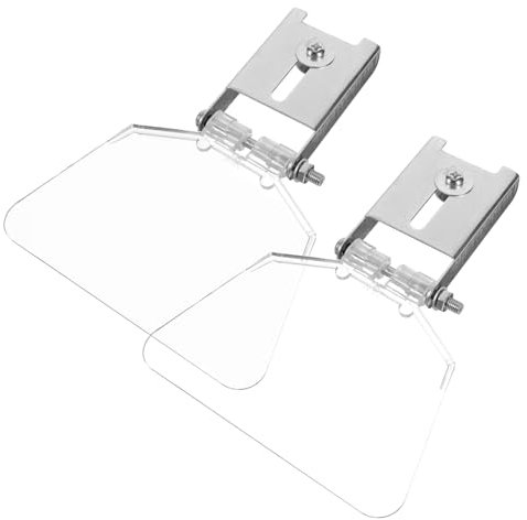 POPETPOP 2pcs Bench Grinder Safety Glasses Shield Kit Panel for Bench Eyeshield and Eye Protection Goggles During Work