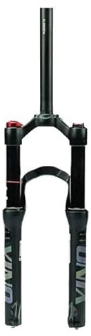 HESHUYAN Fahrrad Gabel Bike Luft Gabeln 9 * 100mm QR 15 * 100mm Fahrrad Vorderrad Gabel 24 Zoll Luftfederung Disc Bremse Fahrrad Gabel Fahrrad Teile Fahrradgabeln(STRAIGHT-QR-24)