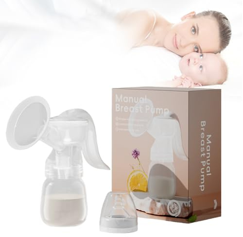 Extractor de Leche Manual,Extractor de Leche Materna,Sacaleches Manual,Breast Pump,Recolector de Leche Materna,Extractor de Leche,Sacaleches Sin BPA,Portable,Compacto