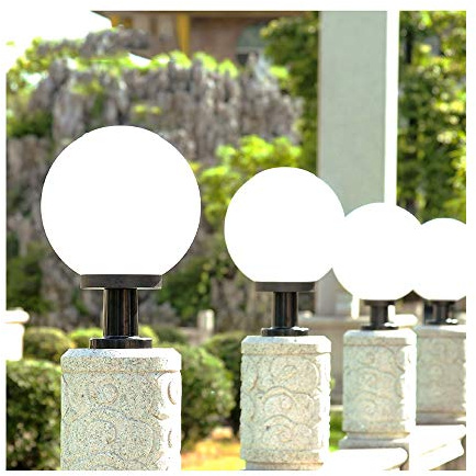 WZYDYDY LED Lámpara Empotrable en el Suelo Simplicidad Moderna Fuente de Alimentación 220V Protección IP65 Balcón Corredor Cerca Patio Redondo, 3 Tamaños(200mm)