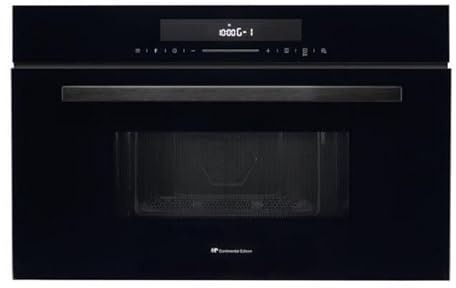 Four à micro-ondes encastrable - CONTINENTAL EDISON - 1450 W - 34 L -Combiné Gril - CEMO34CEB3-59,5 x 38,3 x 49,2 cm - Noir