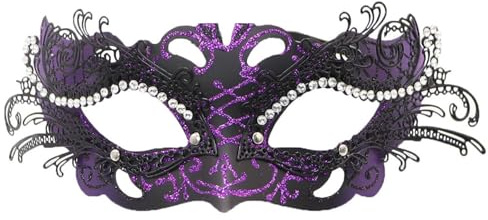hehiy Venezianischen Maske Paar Masquerade Masken Maskerade Masken Venezianische Maskes für Damen Herren Halloween Karneval Party Kostüm Maske Venezianisch