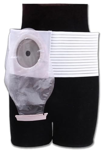Justerbart Stomiband, Stealth Stomiband, Stomibråckband för Kolostomi och Ileostomipåsehållare(Medium)