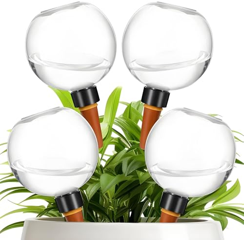 Generisch Bolas de riego automático para plantas en maceta, sistema de riego automático para plantas de interior y exterior, inserto de autoriego para macetas (4 unidades A)