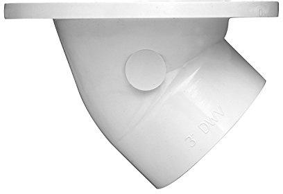 OATEY 43816 Level Fit Closet Flange, 3 Or 4 In, Pvc