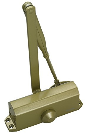 Briton 121CE.GES Size 3 CE Door Closer Fixed for Fire Doors - Gold