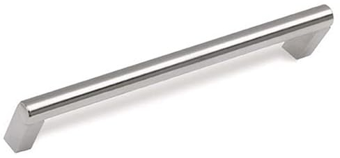 SIRO Möbelgriff Sondershausen, Schlicht, Edelstahl fein geschliffen, 396 mm x 42 mm x 35 mm, LA 384 mm, 1471-396N1