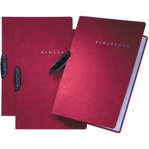 Pagna 20 x Bewerbungsmappe Swing 2-teilig rot