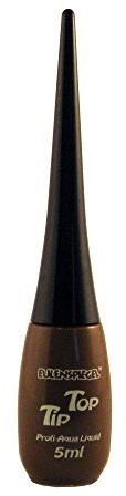 Eulenspiegel 679883 - Profi-Aqua Liquid Tip Top Braun, Pinselflasche, 5 ml, Halloween, Karneval, Mottoparty