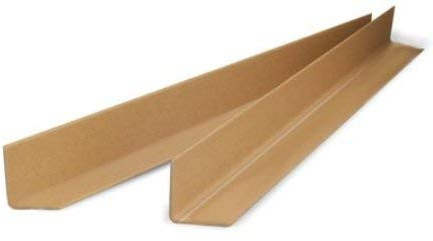 50 Stk. Vollpapp-Kantenschutzleisten, 1100x50x50mm, 3mm Stärke, braun, Winkel vorgefertigt,