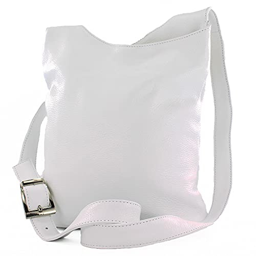 modamoda de T221 Damen Leder Umhängetasche, handmade in Italy
