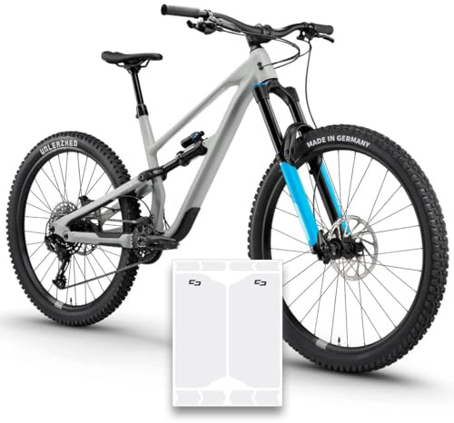 unleazhed Federgabelschutzfolie MTB | Schutzfolie für Federgabeln| Made in Germany|Passend für RockShox, Fox und andere