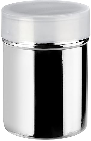 GALICJA Puderzuckerstreuer – Kakaostreuer – Dekorierstreuer – Puderzuckerstreuer Mit Deckel – Puderzucker Streudose – Puderzuckersieb – Streuer Puderzucker – Staubzuckerstreuer 7x7x10 cm