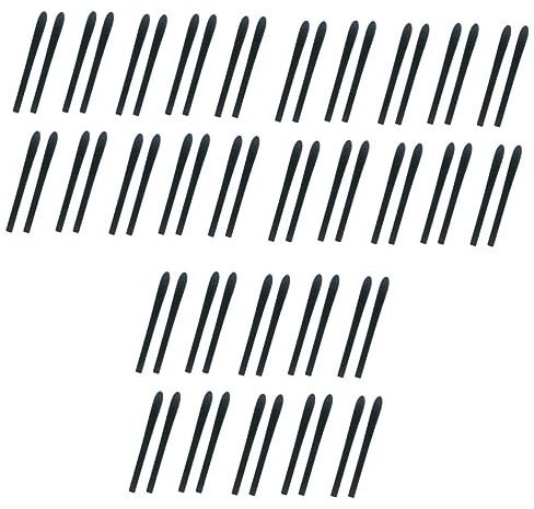 Healeved 3er-Sets Silikon-brillenbeinschutz - Brillenbeinmanschette Ersatzbügel Schwarz Robust 10 Paar * 3