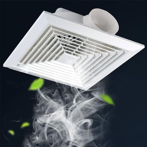BETAM Bathroom Ceiling Extractor Fan,Wall-Mount Exhaust Fan with Check Valve,ABS Flame Retardant Panel,Quiet Ventilation Fan,for Home,Kitchen, Office,Garage,Water Proof,14 inch