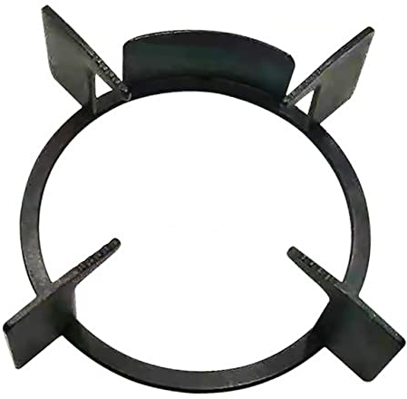 Alipis Non-slip 20.2cm Round Thickened Cast Iron Stove Rack Wok Bracket Heat Resistant Gas Stove Accessory for Kitchen Use