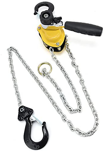 500 kg de palan à chaîne, palan à chaîne, manuel mini extracteur de chaîne avec chaîne de 1,5 m, mini cliquet de levage portable