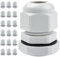 Caianwin IP68 - Set di 20 passacavi per cavi M20, impermeabile, per scatola di derivazione, scatola di distribuzione, scatola dei fusibili, scatola di distribuzione