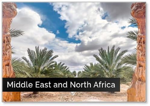 Plantation of Date Palms for Healthy and GMO Free Food Production. Date Palm Is Iconic Ancient Plant and Famous Food Crop in The Middle East and North Africa, It Has Been Cultivated, Fridge Magnet