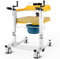 Broobey Portable Patient Lift Aid Bathroom Bedside Commode Chair Transfer Lift Wheelchair Bed to Toilet Transfer Chair Toilet Aids for Elderly