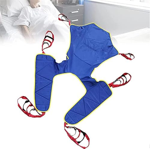 Sangle de levage robuste pour patient avec matériau en polyester imperméable pour fauteuil roulant, promenade, toilettes, etc. (taille M)