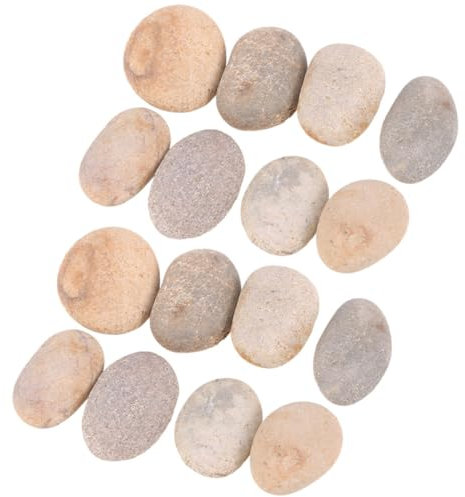 VILLCASE 20piezas Piedras Naturales Para Pintar Superficies Bordes Redondeados Hacer Tú Mismo
