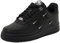 NIKE Air Force 1 ’07 LX, Sneaker Donna, Nero Nero Nero Argento Metallizzato, 43 EU