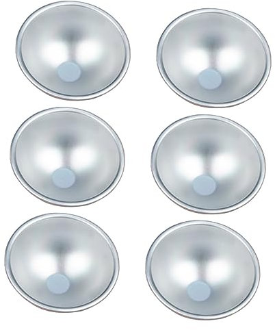 Alipis 6pezzi Stampo Per Torta in Lega Di Alluminio Stampi Per Dolci Superficie Antiaderente Per Muffin Crostate e Budini Fai Da Te