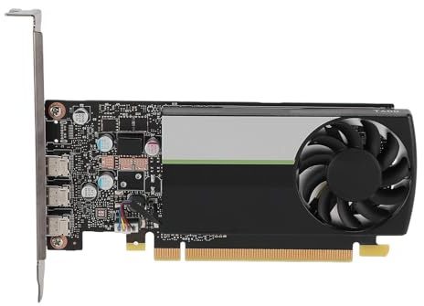 Bewinner Carte Graphique - Carte Graphique Informatique pour Quadro T400, 4 Go GDDR6 Carte Vidéo PC 64 Bits, Prend en Charge 7680x4320, Carte Graphique Vidéo pour Le Rendu de la
