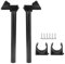 Omabeta Kit de Récupération d'eau de Pluie pour Gouttière de Serre, Tuyau de Descente, Accessoires de Drainage, PVC Aluminium, pour Petite Serre, pour évacuer l'eau de Pluie avec Tube