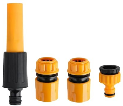 Juego de accesorios para manguera de jardín, conector rápido de agua, adaptador 2 en 1 para extremo de pulverización de jardín