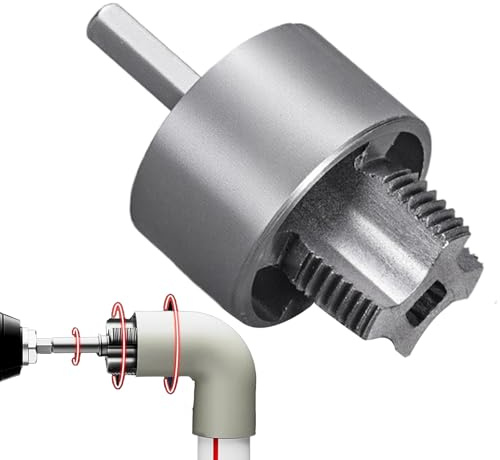 Roscadora de Tubos Taladro Eléctrico Integrado Para Roscar Con Machos Y