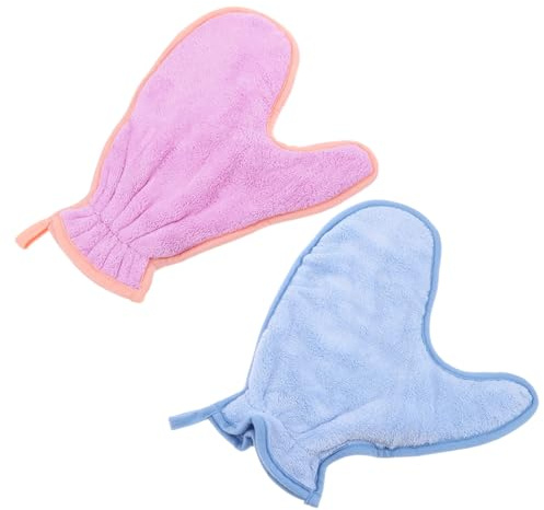 VILLCASE 2 pièces Absorbants pour Animaux de Bain Séchage Rapide pour Chiens et Chats Serviette Spa Absorbante pour Toilettage et Séchage