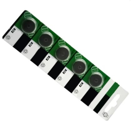 Confezione da 5 batterie a bottone al litio CR2016/CR2025/CR2032 da 3 V
