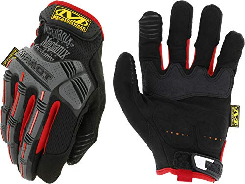 Mechanix Wear - M-Pact Work Guantes (Small, Negro/Rojo)