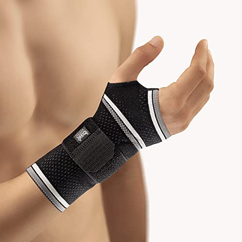 Bort ManuBasic Handgelenk Bandage links schwarz Gr. S, Finger-, Daumen- und Handgelenksbandagen