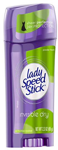 Lady Speed Stick Invisible Dry Powder Fresh Antiperspirant Deodorant, 2.3 Ounce - 12 per case.