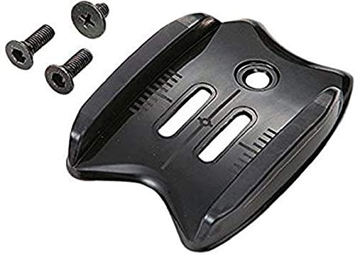 SHIMANO SPD Plattenadapter ohne Cleats mit Langen Cleats Schrauben 2017 Pedalriemen, Schwarz, 33 2/3 EU Weit