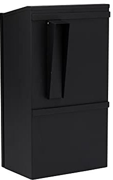 Burg-Wächter MB25BK Cassetta delle Lettere per cancelli e ringhiere in Acciaio, Nero, L